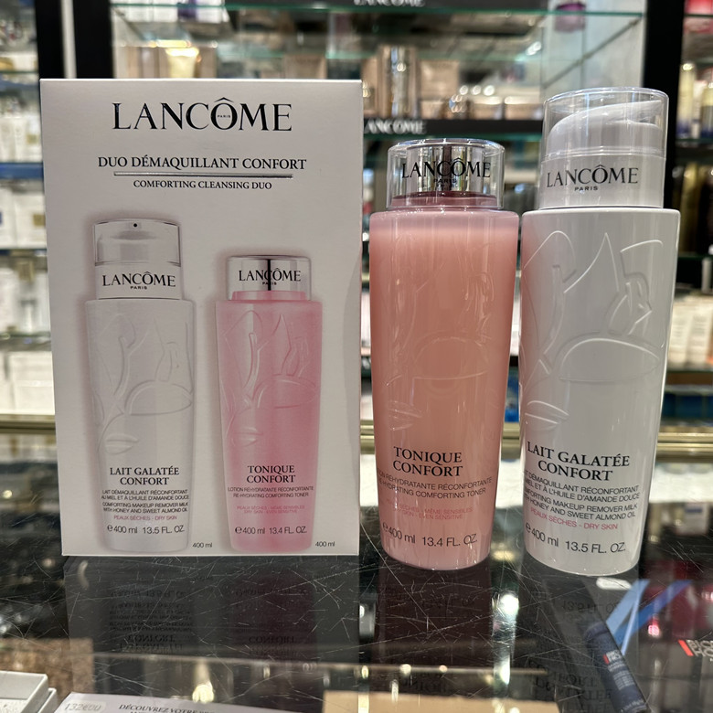 法国直邮 Lancome兰蔻清滢护肤套装粉水400ml+卸妆乳400ml