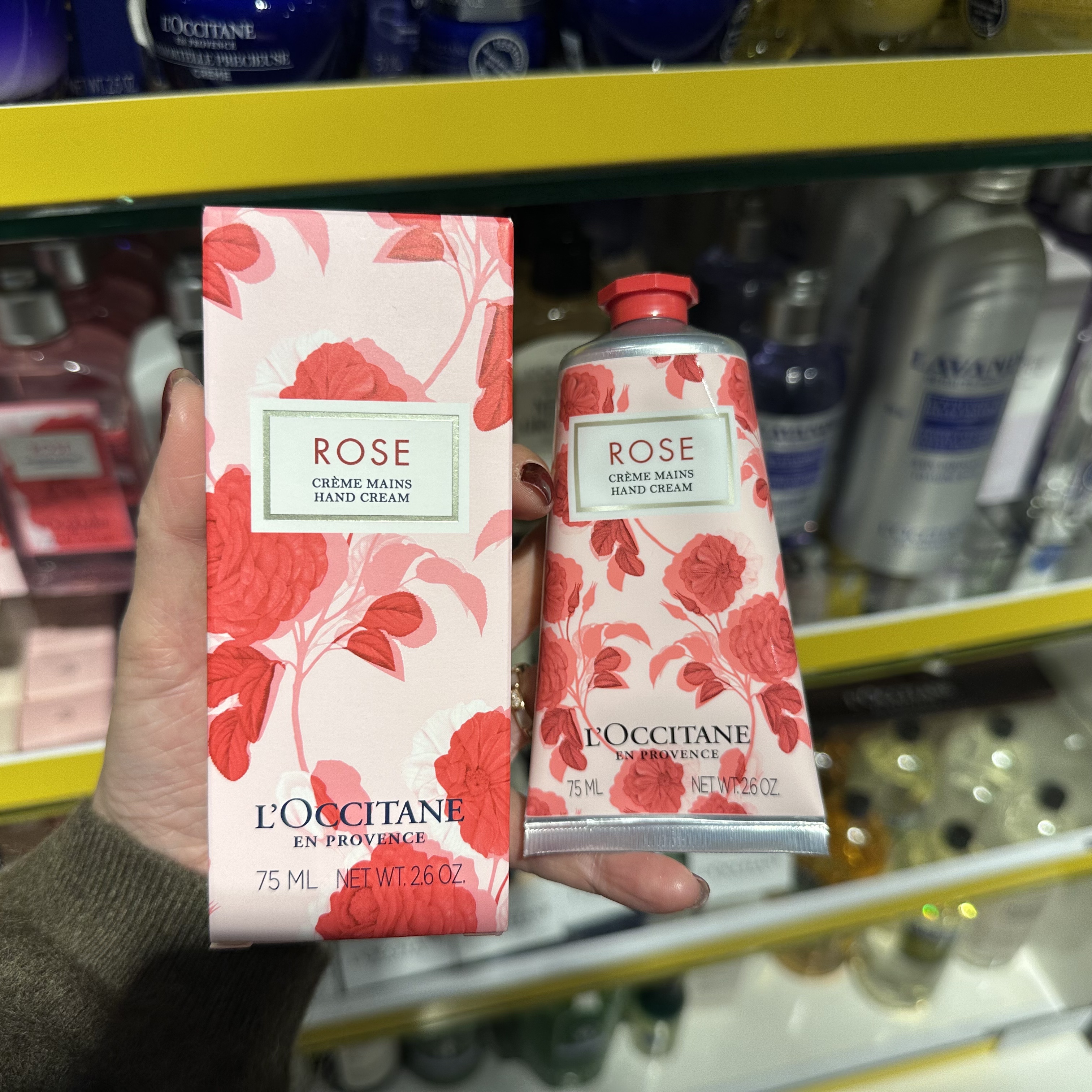 巴黎BC直邮L'Occitane 欧舒丹玫瑰护手霜75ml