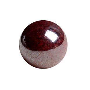 天然原矿打磨朱砂散珠辰砂原石打磨紫金砂项链手串佛珠配件单珠