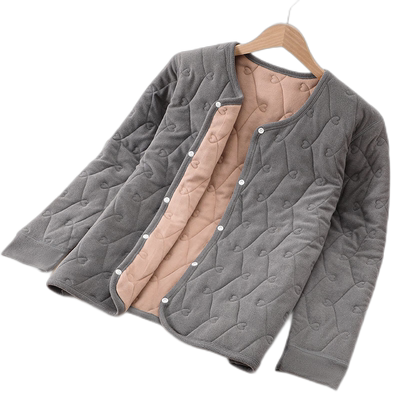 中老年棉衣三层夹棉保暖内胆