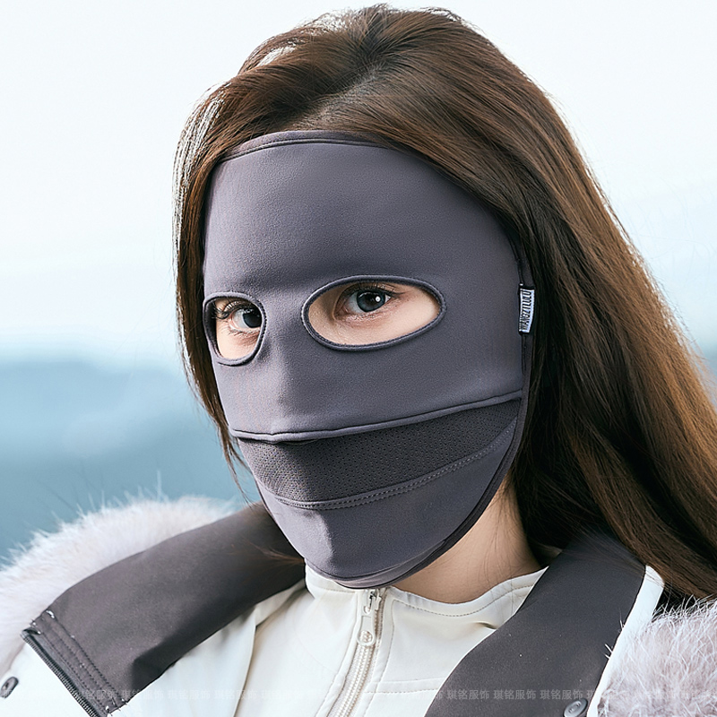 骑车防风面罩冬季加厚保暖护全脸