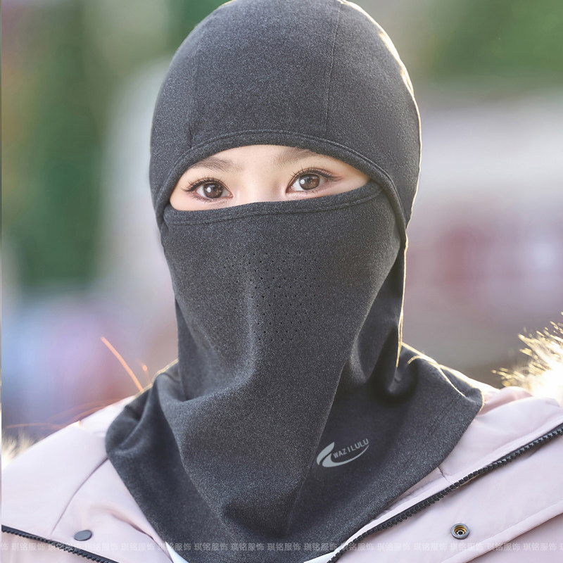 冬季骑行防风保暖帽子女户外防寒