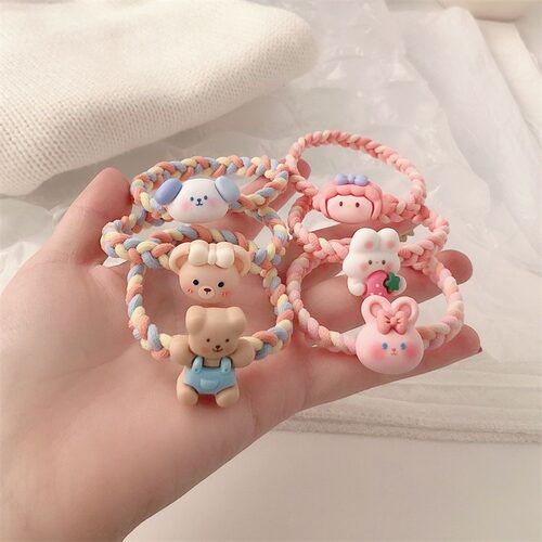 可爱卡通头绳橡皮筋高弹力发绳
