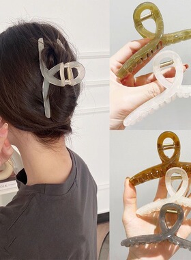 抓夹女大号鲨鱼夹高级感后脑勺发夹发抓头发夹子头饰发卡2023新款