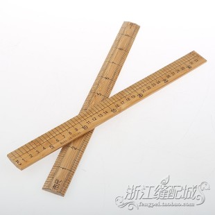 1米竹尺裁缝尺竹尺子一米双面量衣直尺量布长木尺三尺精致竹尺