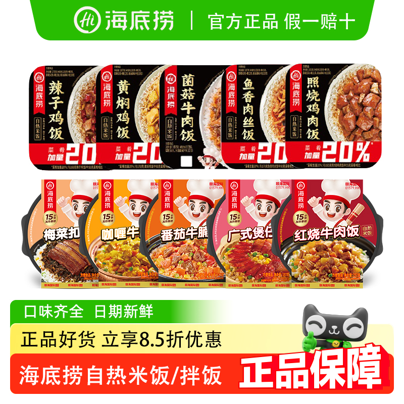 海底捞自热米饭方便速食食品