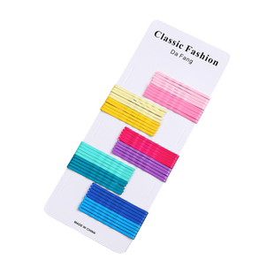 ins彩色一字夹韩国泫雅同款网红发夹卡子刘海夹边夹少女成人头饰