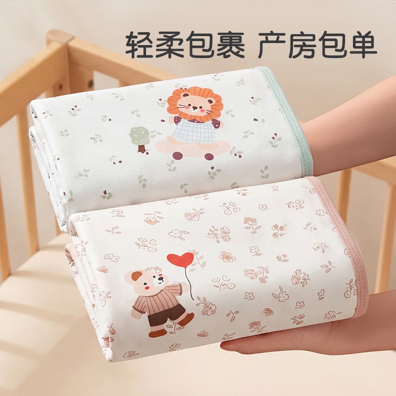 新生儿A类纯棉包单襁褓巾图片