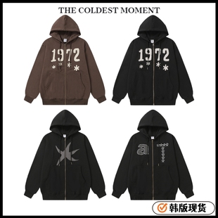 韩版正品TCM连帽开衫卫衣不加绒崔英宰金善旴李永钦同款外套25FW