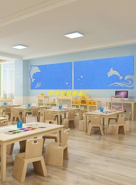 聚酯纤维幼儿园宣传栏教室装饰板