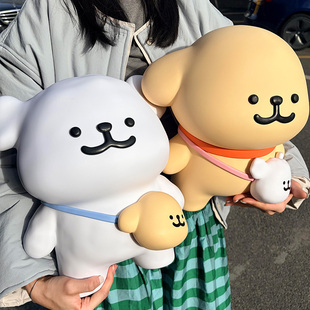 线条小狗结伴出行存钱罐超大号x11摆件联名周边toyzero节日送礼物