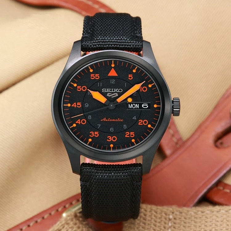 精工5号运动机械腕表男表