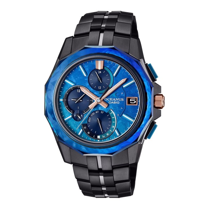 卡西欧海神限量蓝宝石钛合金ocw-s6000jc-2ajr电波表 2023.10发售