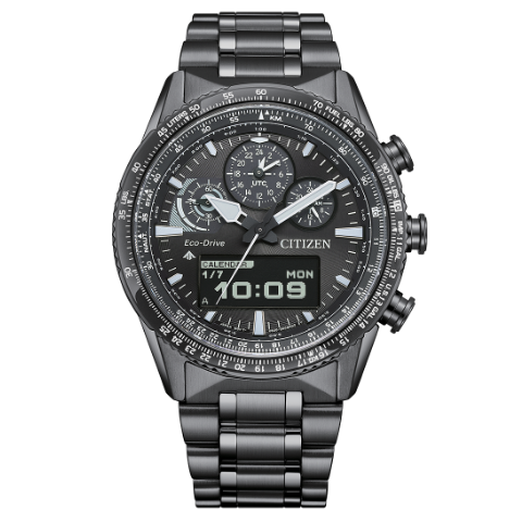 西铁城光动能时尚休闲男表