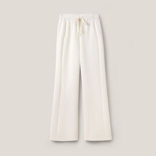 19F 长裤 系带休闲裤 SS26020 纯色百搭松紧腰直筒裤