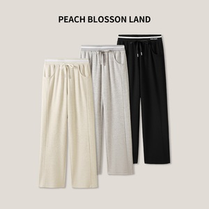 3-2F B 女士时尚百搭松紧腰显瘦简约休闲裤ss26027