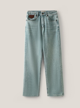 3-23H B棉！休闲简约舒适牛仔裤83280