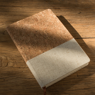 麻布软木拼接A5笔记本横线记事本中式古典国潮中国风汉元素日记本