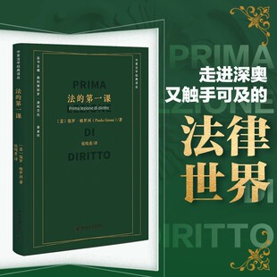 法的课 保罗·格罗西著 中国法学经典译从 法律的概念历史渊源 现实意义 法律的秘密 9787301348147 北京大学出版社 法律书籍
