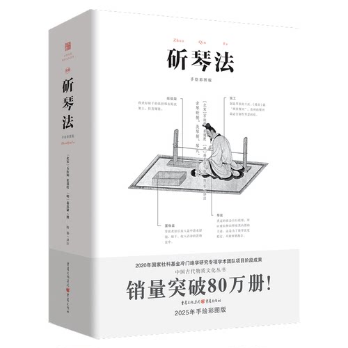 斫琴法  图文详解  注释彩图石汝砺古琴传统古琴制作宋代琴学声律琴弦冷门绝学国乐民乐古代物质文化遗产琴书大全书籍