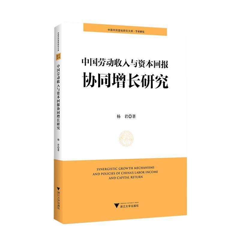 中国劳动收入与资本回报协同增长研究杨君  管理书籍