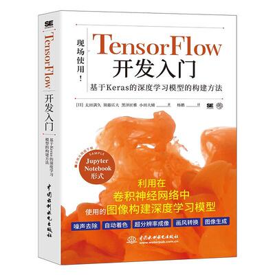 TensorFlow开发入门太田满久普通大众人工智能算法研究工业技术书籍