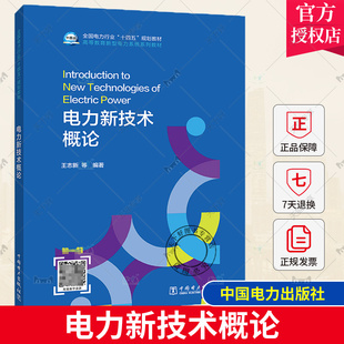 中国电力出版 全国电力行业 电力新技术概论 9787519860509 王志新 新型电力系统系列教材书 正版 规划教材 社 十四五