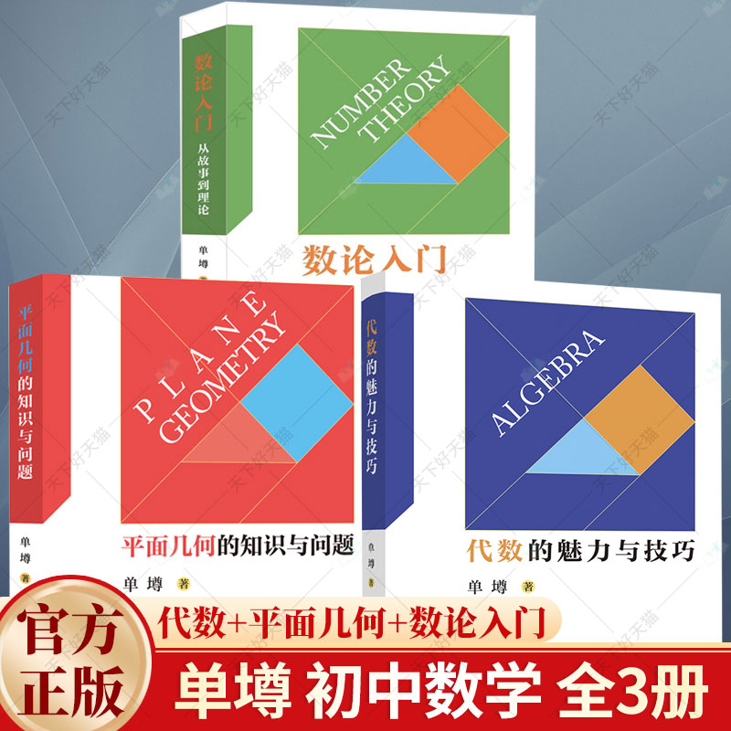 数论入门从故事到理论平面几何的知识与问题代数的魅力与技巧 中学数学概念与理论 重点知识点总结方法书 中国科学技术大学出版社