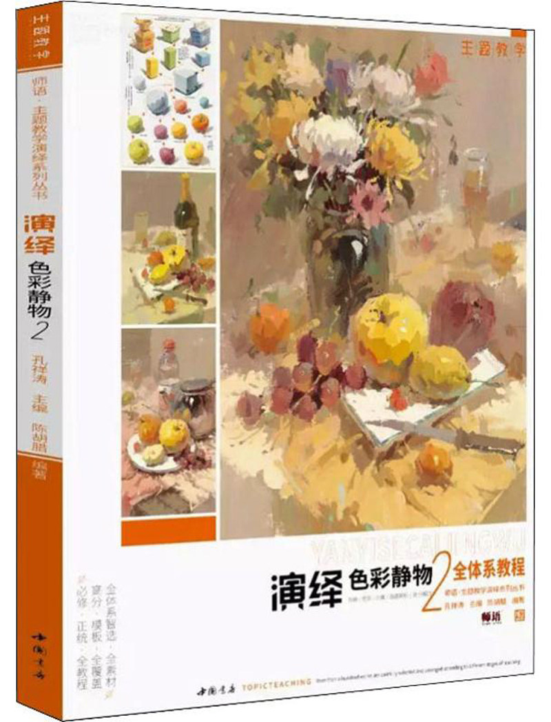 正版包邮 演绎色彩静物2/师语主题教学大观系列丛书 陈胡腊 书店 中等教育书籍