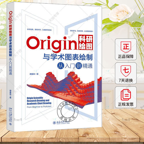 正版 Origin科研绘图与学术图表绘制从入门到精通 Origin编程 二维三维绘图 三维曲线图 数据与信号处理 数据运算 北京大学出版社