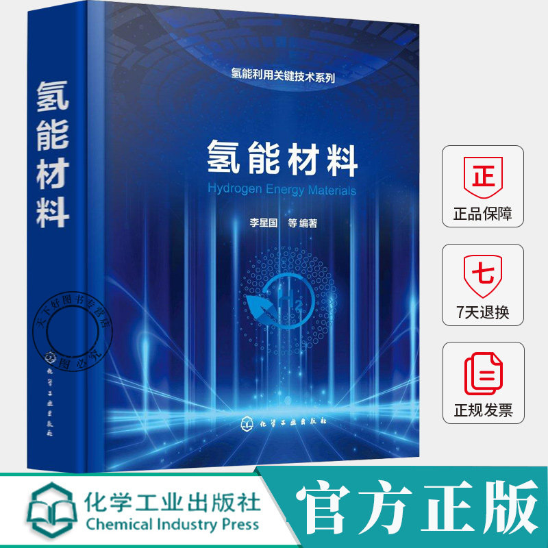 氢能利用关键技术系列 氢能材料 制氢催化剂材料 纯化材料 氢能过程材料 氢能辅助材料 氢气储运材料 氢能源使用研究人员参考书籍