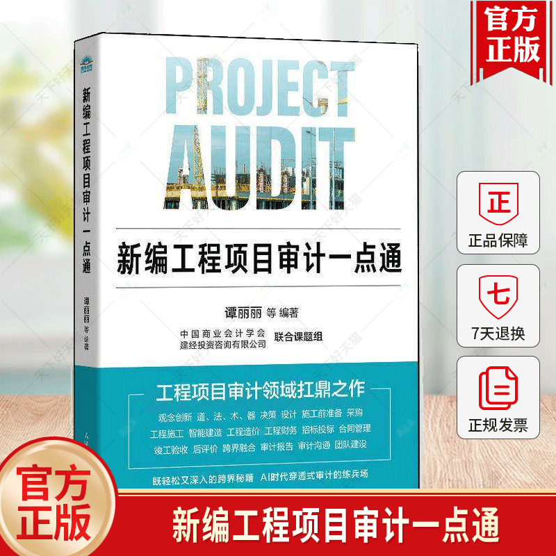 新编工程项目审计一点通谭丽丽等新基建工程全流程审计融合实战案例企业内部审计工程项目管理书籍人民邮电出版社9787115694041