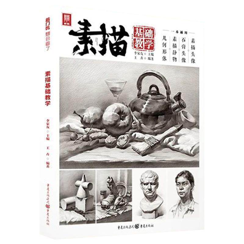 素描基础教学/敲门砖李家友普通大众素描技法艺术书籍