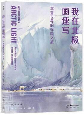 我在北极画速写(冰雪世界的探险之旅)大卫·贝拉米普通大众北极画册自然科学书籍
