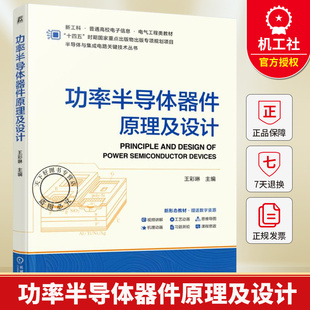 功率半导体器件原理及设计 王彩琳 半导体应用 半导体器件基本结构 结构类型 制作工艺 功率半导体器件工作原理 半导体技术书籍