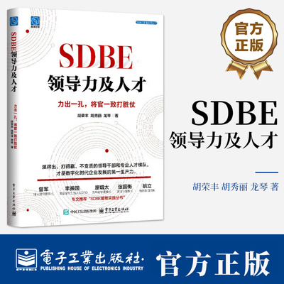 SDBE领导力及人才 力出一孔将官一致打胜仗 胡荣丰 领导力进化 企业数字化转型 领导力发展 干部管理逻辑方法书籍