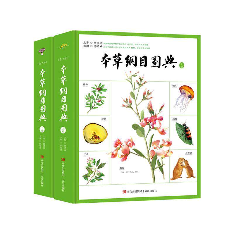 本草纲目图典 李时珍 郭君双 著 解析本草纲目 中草药高清手绘插图 中医经典摘录临床应用 药物药方大全 中医科普书籍 青岛出版社