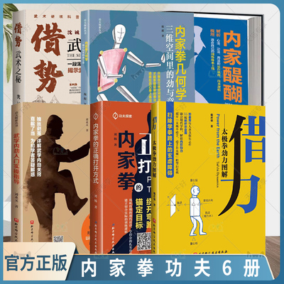 6册 内家醍醐 刘杨+内家拳的正确打开方式+内家拳几何学+武学内劲入门实操指导+借力 太极拳劲力图解+借势 武术之秘 心法功法书籍