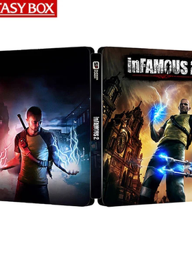 恶名昭彰2 海外定制版 PS4/PS5游戏铁盒 Fantasybox