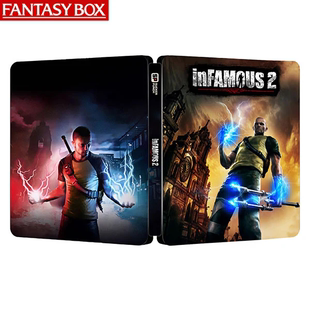 恶名昭彰2 海外定制版 PS4/PS5游戏铁盒 Fantasybox