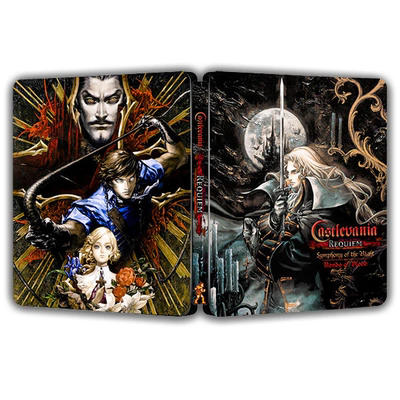 恶魔城 月下夜想曲&血之轮回 海外定制版 PS4/PS5游戏铁盒 幻想盒