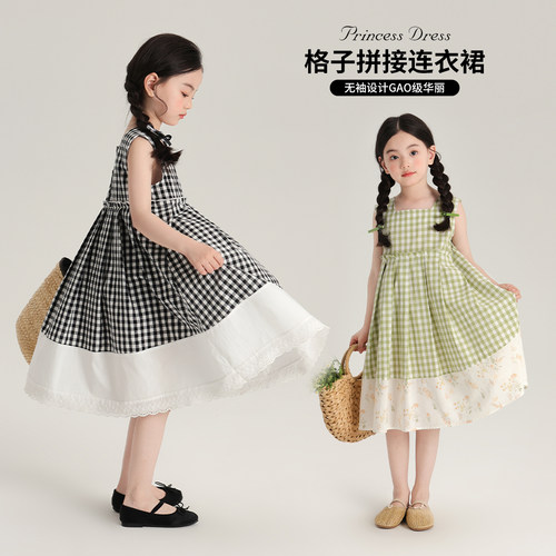 夏季新款儿童背心连衣裙