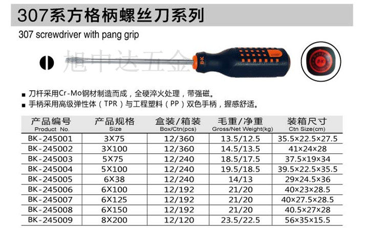Tournevis pour réparation vélo BUNKER - Ref 2296881 Image 1