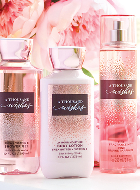 美国BBW一千个愿望保湿身体乳霜沐浴露香氛喷雾Bath&Body Works