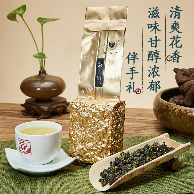 小泡装台湾梨山乌龙茶150g高山茶青心乌龙茶冷泡茶福寿梨山高冷茶