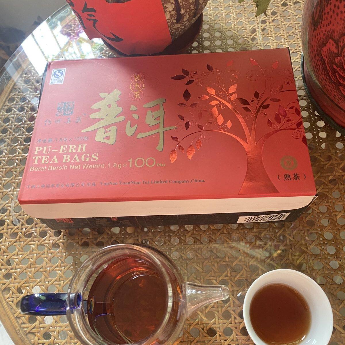 2008年陈年普洱熟茶勐海茶区老茶独立小包装出门方便携带礼盒经典