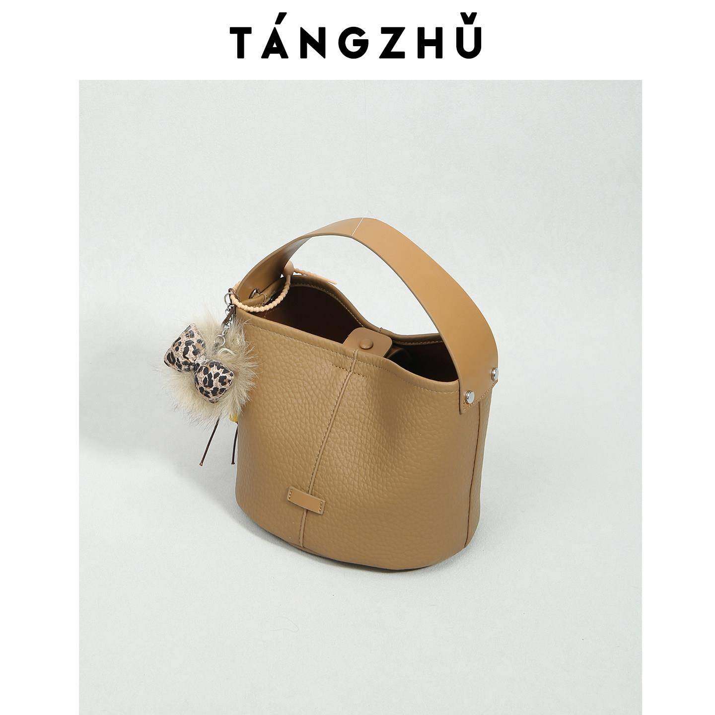 极简小水桶包包女2026新款手提菜篮子包复古单肩斜挎包通勤包,箱包皮具/热销女包/男包,通用款女包,淘宝优惠券,粉丝福利购,淘宝优惠卷