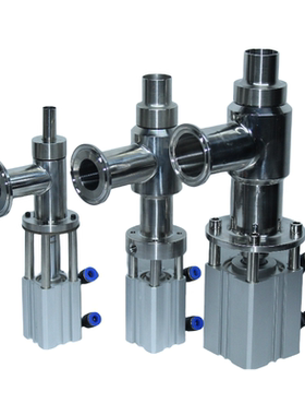 气动灌装头气动灌装机阀门DN16/25/34/45膏体液体两用型灌装阀304