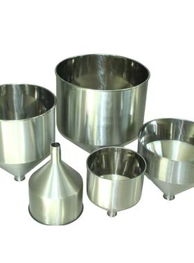 膏体灌装机料斗不锈钢料斗SS304 30L 50L 10L 不锈钢物料容器