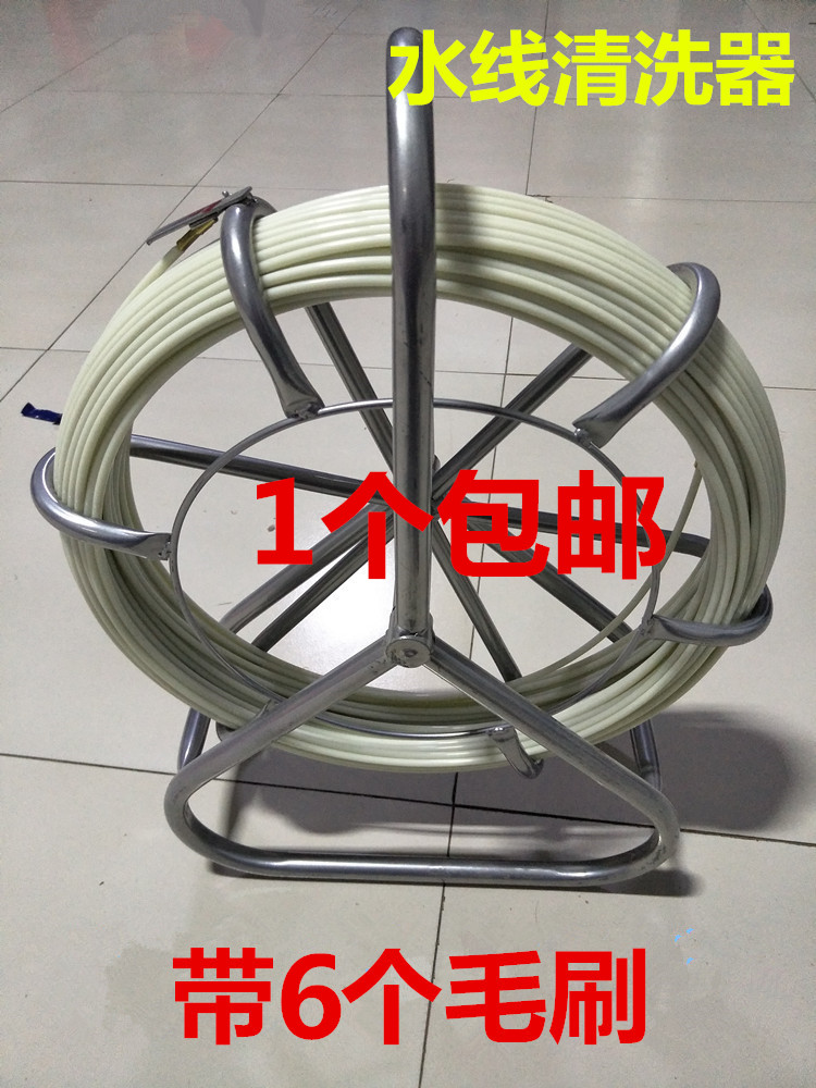 养殖水线清理器 养殖毛刷疏通器 管道清洗器养鸡设备水管线清垢器